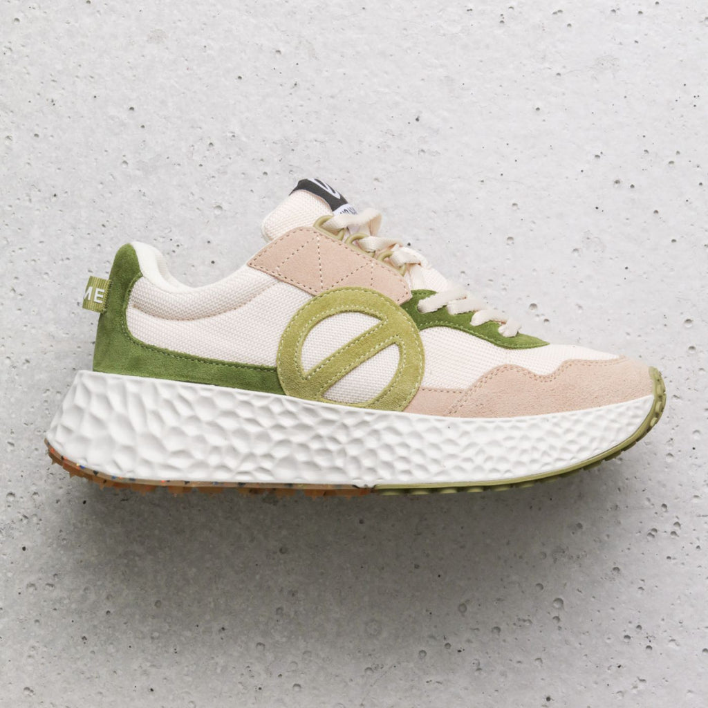NONAME | SNEAKERS | WOMAN | CARTER JOGGER BEIGE/OFF WHITE GREEN | GREEN