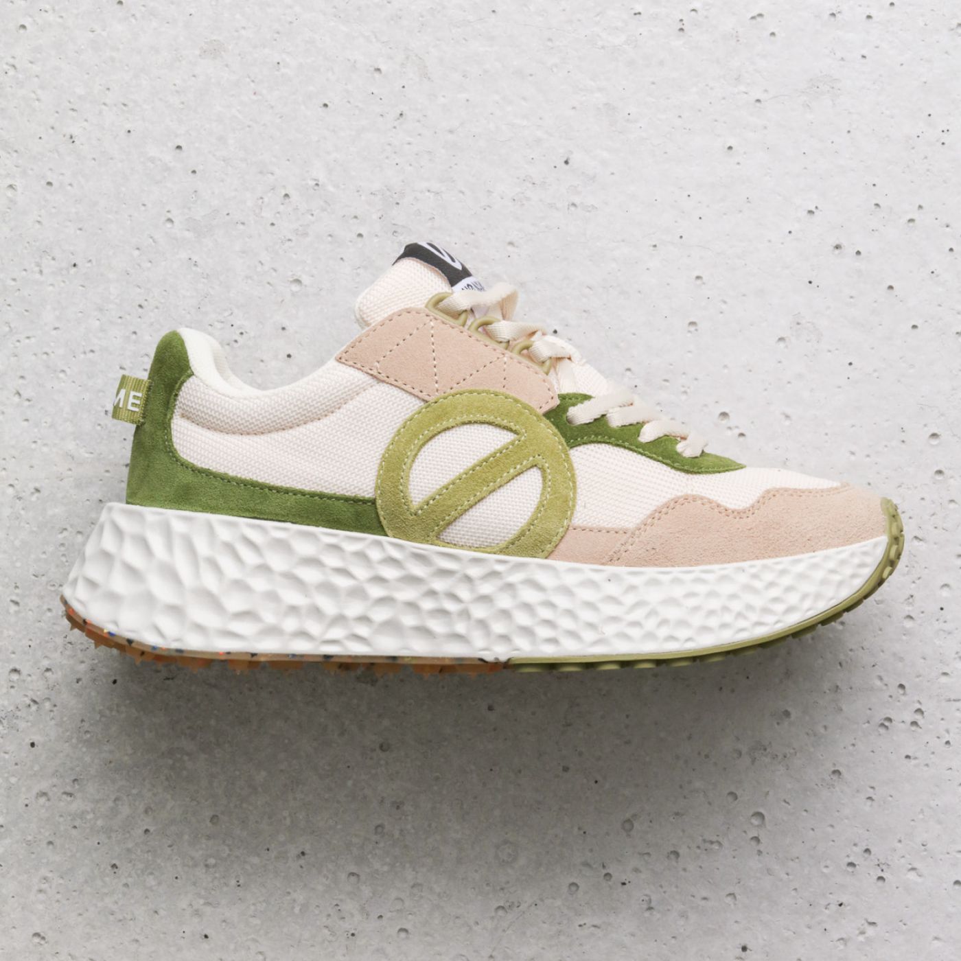 NONAME | SNEAKERS | WOMAN | CARTER JOGGER BEIGE/OFF WHITE GREEN | GREEN