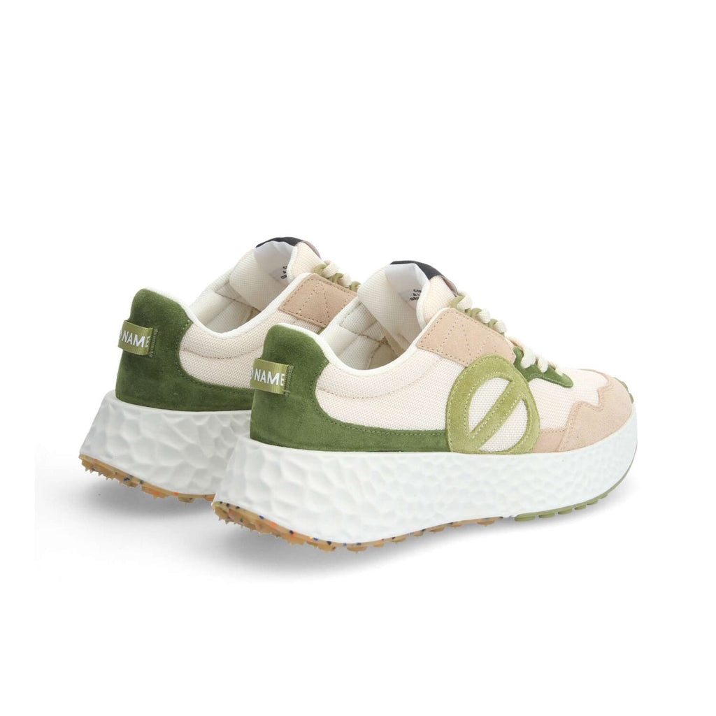 NONAME | SNEAKERS | WOMAN | CARTER JOGGER BEIGE/OFF WHITE GREEN | GREEN