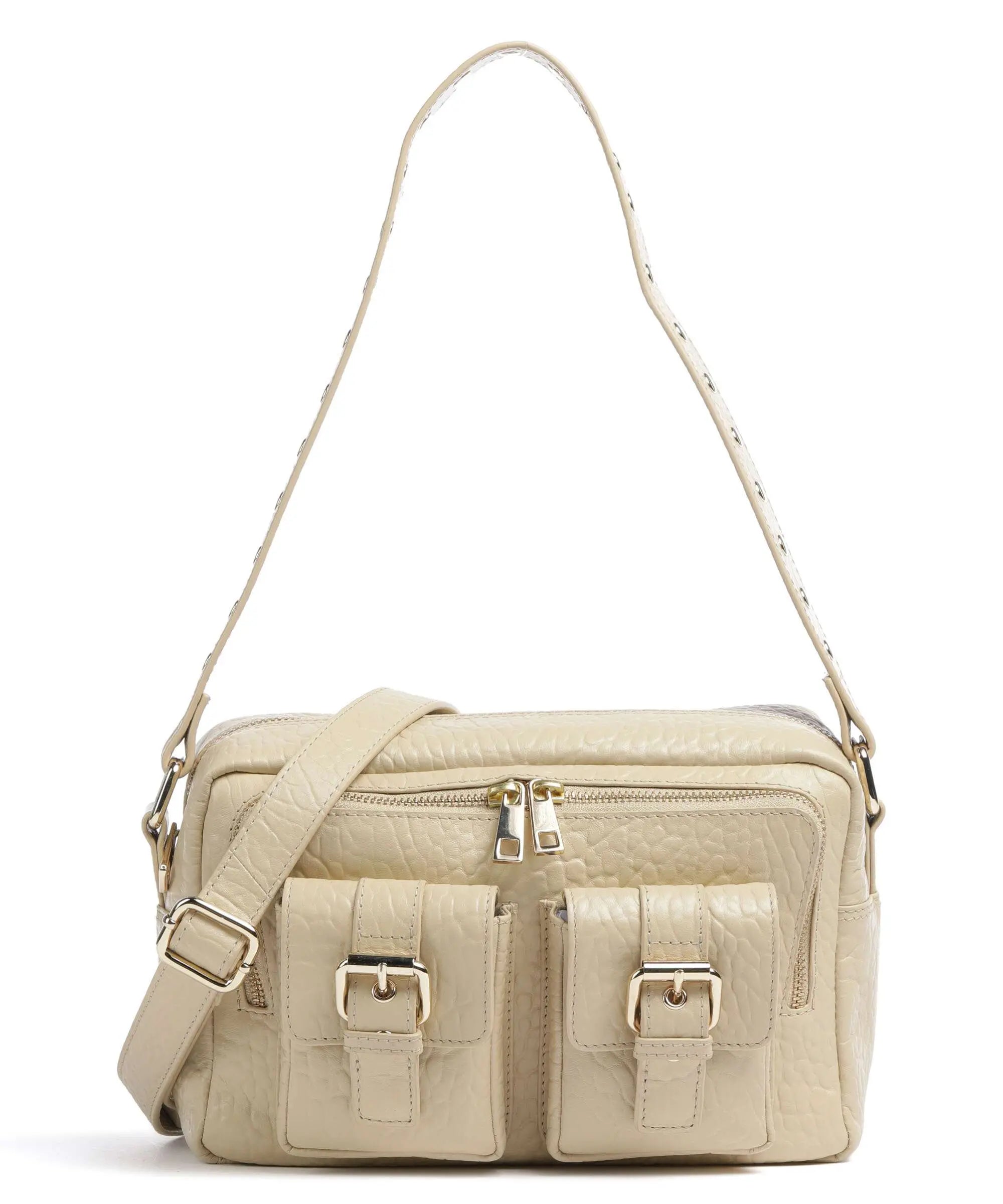 NUNOO | BOLSOS | MUJER | ELLIE BUCKLE NEW ZEELAND SAND | BEIGE