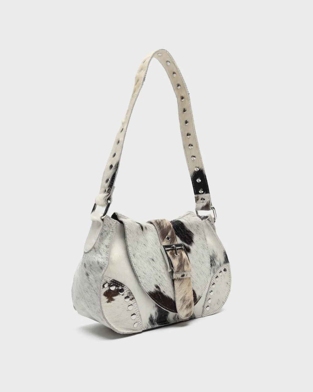 NUNOO | BOLSOS | MUJER | MARIA RIVET BALCK DOTS | BLANCO