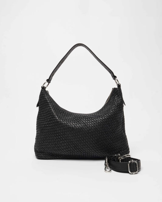 NUNOO | Women's Bag | Rio Braided Washed | Black