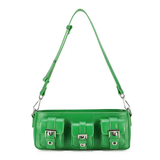 NUNOO | BOLSO MUJER | PENNY WRINKLE GREEN | VERDE