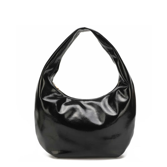 NUNOO | WOMEN'S BAG | SMALL GABI WRINKLE BLACK | BLACK