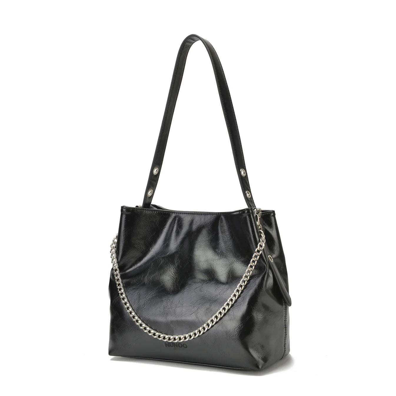 NUNOO | BOLSO MUJER | CHIARA WRINKLE BLACK