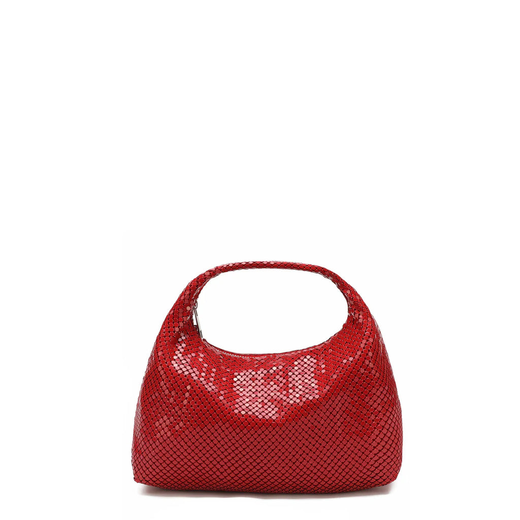 NUNOO | Borsa da donna | Dandy Metal Red | Rosso