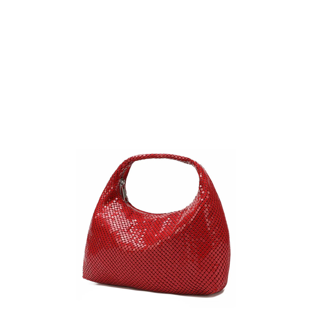 NUNOO | Borsa da donna | Dandy Metal Red | Rosso