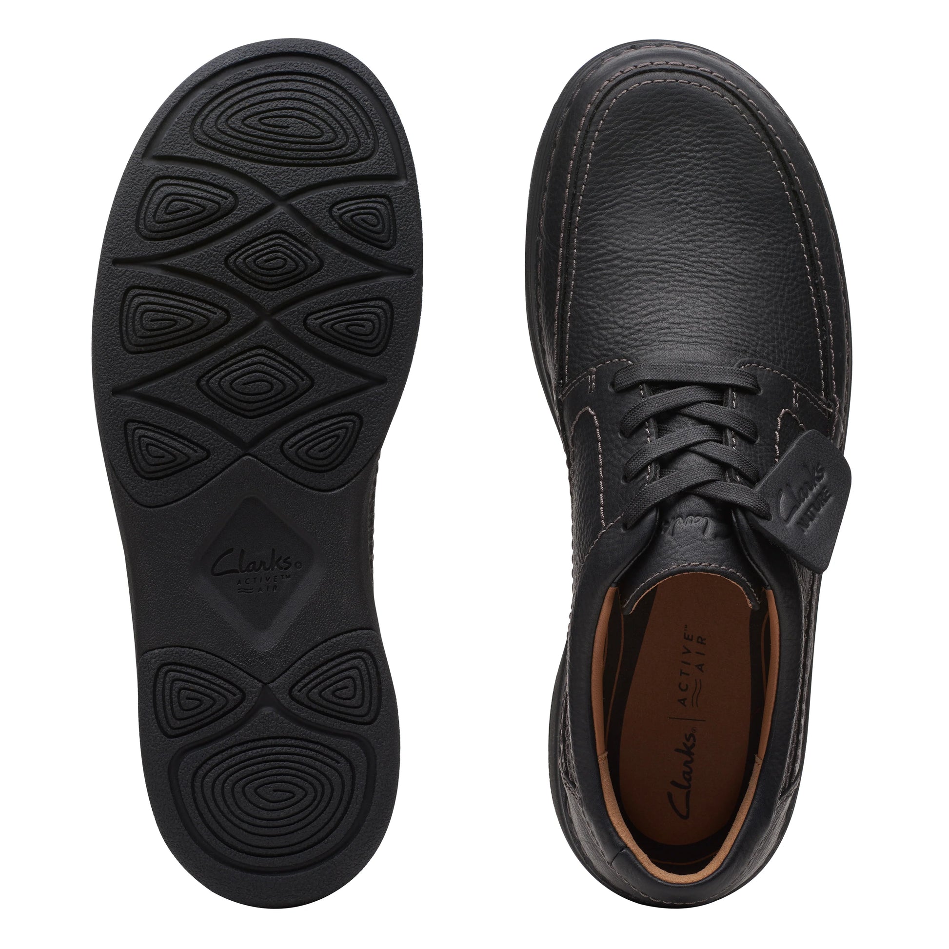 Zapatos Derby De La Marca Clarks Para Hombre Modelo Nature Lo Black Leather En Color Negro