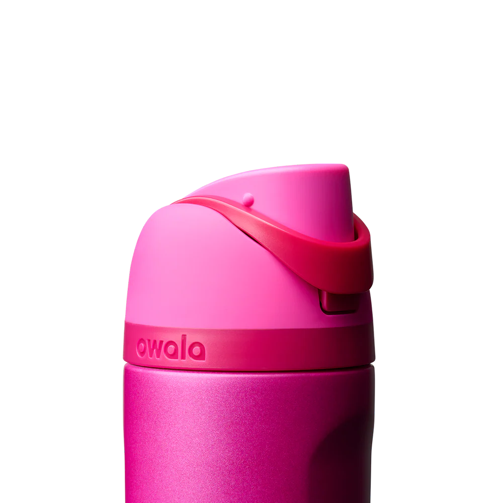 OWALA | BOTELLAS | UNISEX | KIDS FREESIP - STAINLESS STEEL - READ MY LIPS ROSA | ROSA