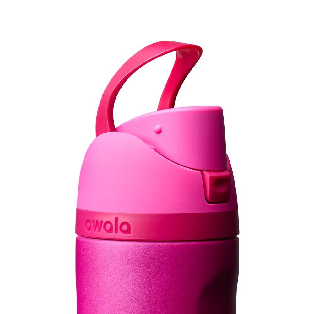 OWALA | BOTELLAS | UNISEX | KIDS FREESIP - STAINLESS STEEL - READ MY LIPS ROSA | ROSA