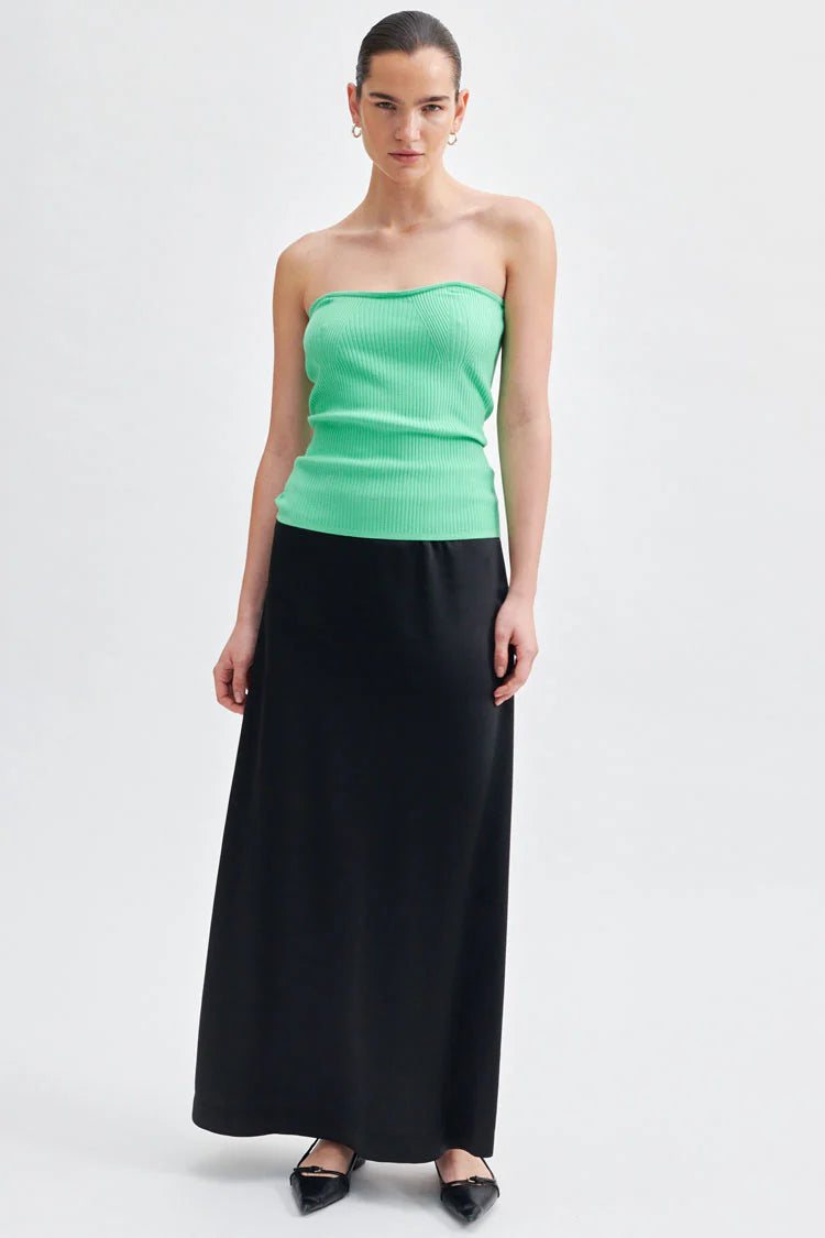 SECOND FEMALE | FALDA MUJER | ODILE MAXI SKIRT | NEGRO