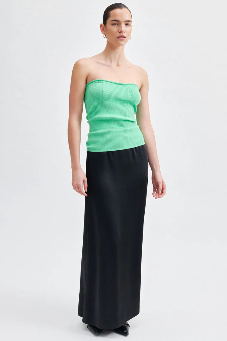 SECOND FEMALE | FALDA DONA | ODILE MAXI SKIRT | NEGRE