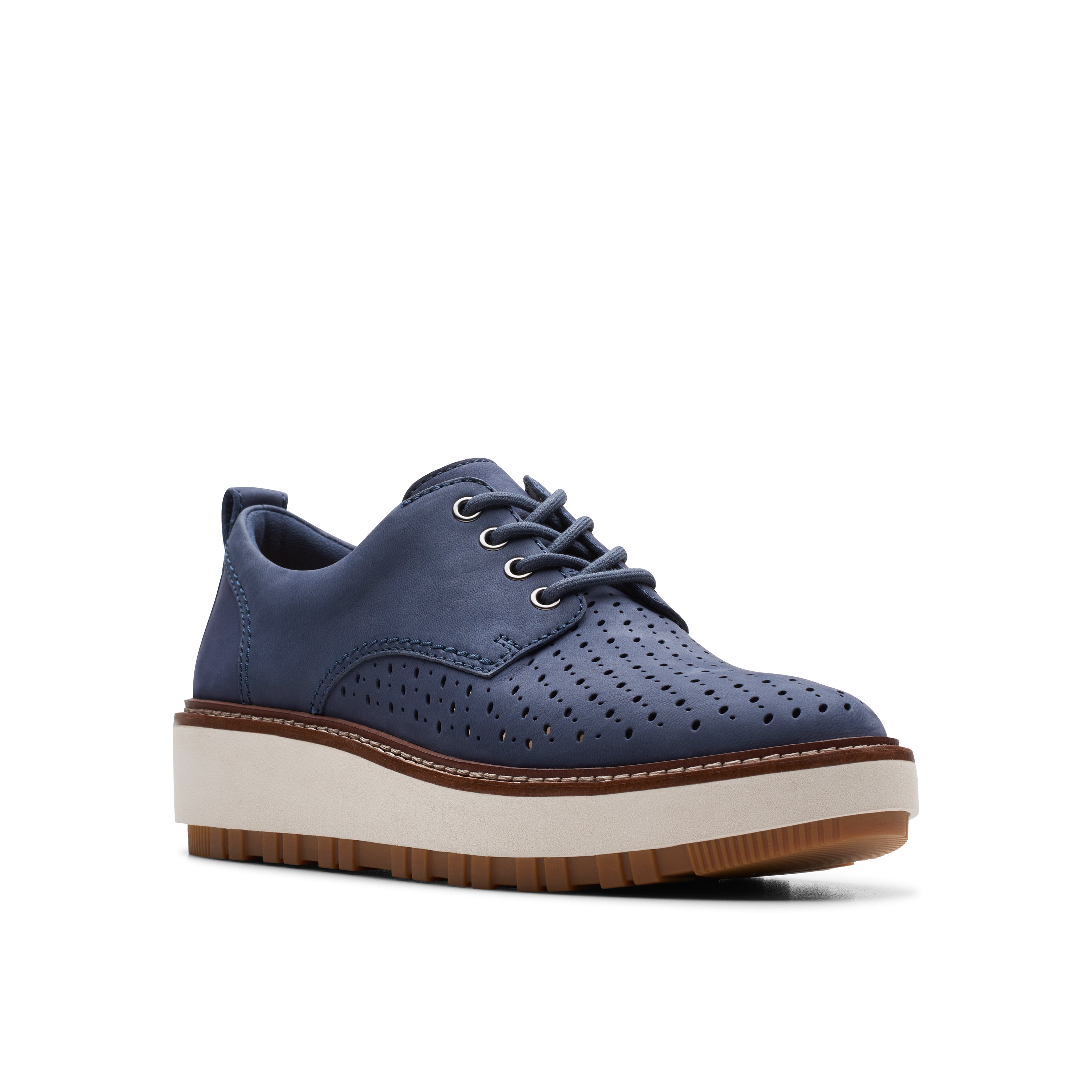 Clarks navy sales casual shoes