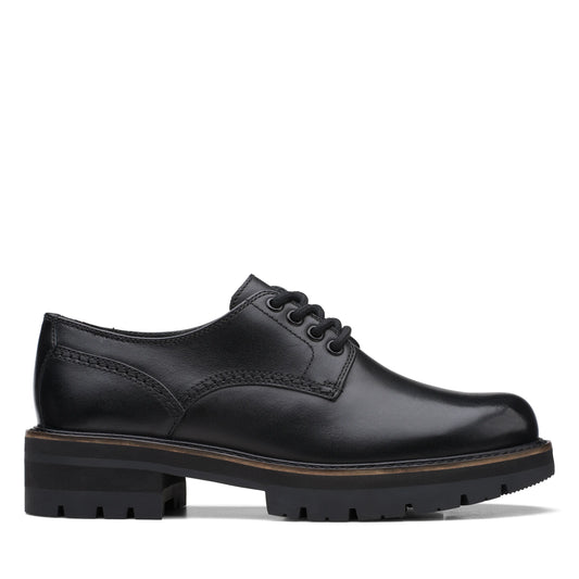 CLARKS | أحذية ديربي للنساء | ORIANNA DERBY BLACK | أسود