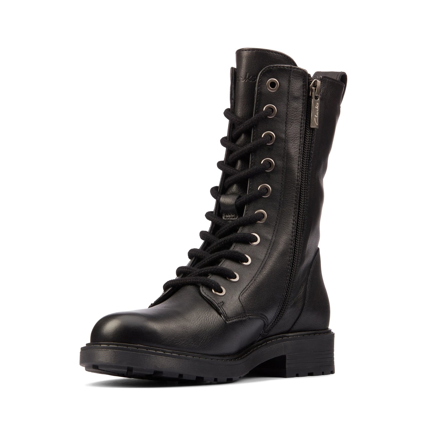 CLARKS | أحذية الكاحل النسائية | ORINOCO2 STYLE BLACK LEATHER | أسود