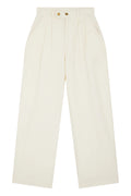 LEON & HARPER | PANTALONES | MUJER | PERLI TC191 PLN OFF WHITE | BLANCO