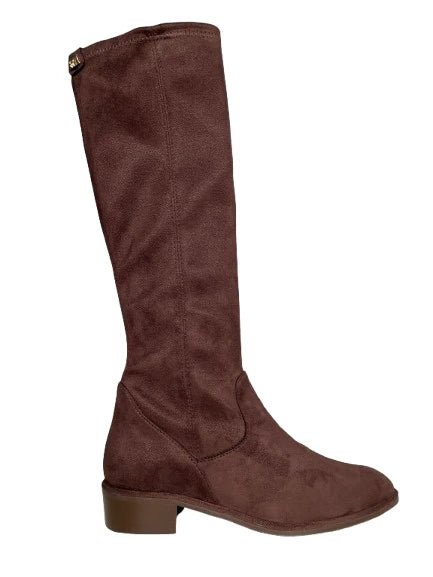PEDRO MIRALLES | BOOTS | WOMEN'S | STRETCH SUEDE TOE | BROWN