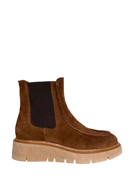 WEEKEND BY PEDRO MIRALLES | ANKLE BOOTS | WOMEN'S | POMPEI VELOUR | BROWN