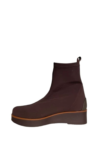 WEEKEND BY PEDRO MIRALLES | ANKLE BOOTS | WOMEN'S | STRETCH SUEDE | BROWN