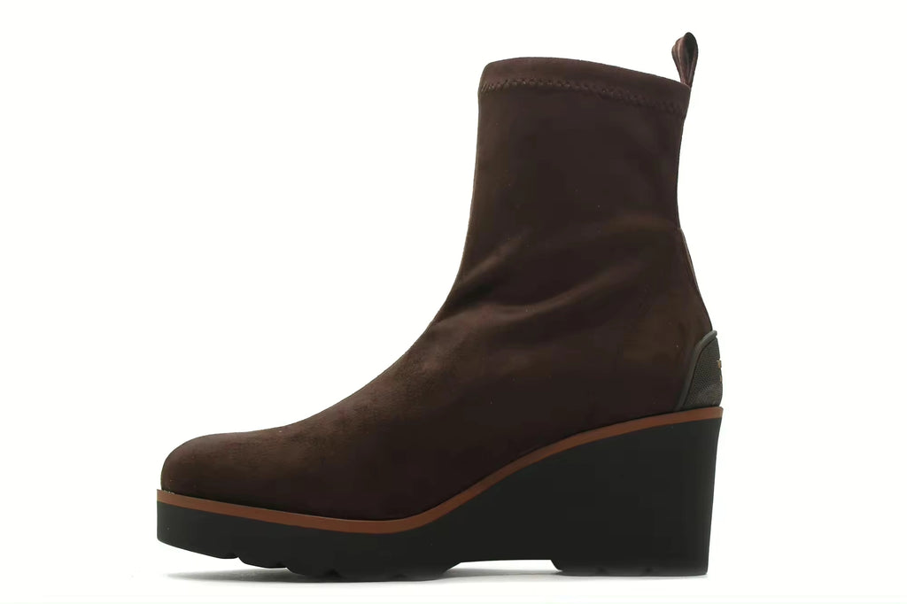 WEEKEND BY PEDRO MIRALLES | BOOTS | WOMEN'S | STRETCH SUEDE | BROWN