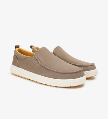 PITAS | HERRENSCHUH | ISCHIA TAUPE | BRAUN SLIP-ON