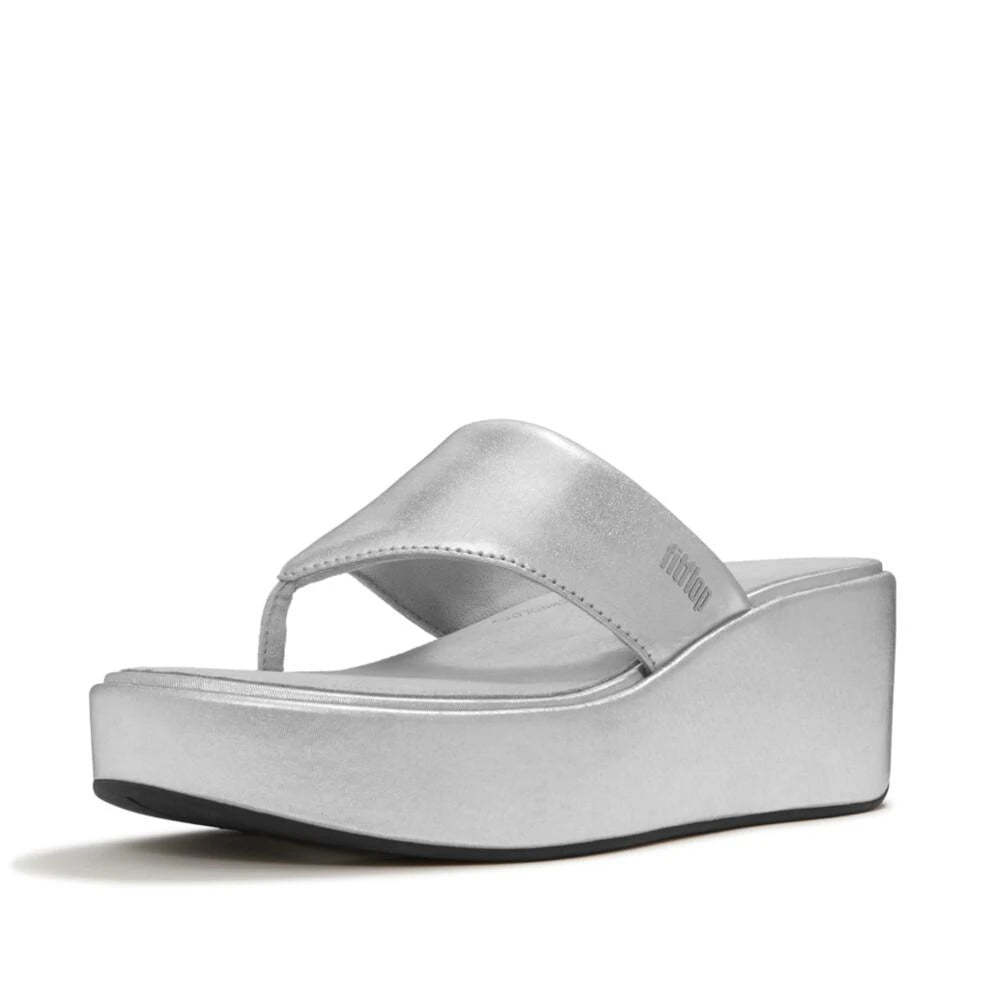FITFLOP | SANDALIAS | MUJER | W PLATFFORMS WEDGE SILVER | PLATEADO