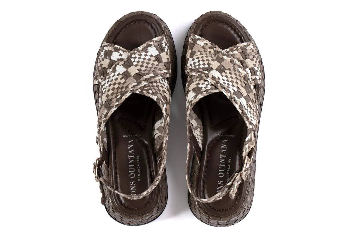 PONS QUINTANA | САНДАЛИИ | ЖЕНСКИЕ | MAUI — ПЛЕТЕНЫЕ — ПЛЕТЁНАЯ ПОДОШВА 8 ММ