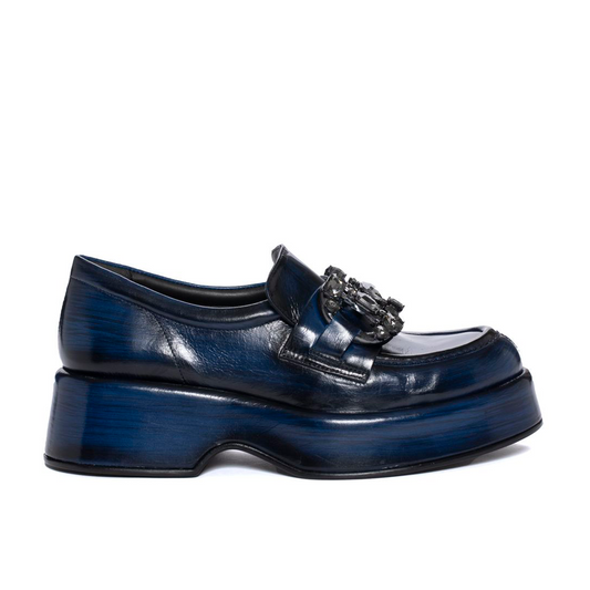 PONS QUINTANA | WOMEN'S LOAFERS | FLIPER COBALT BRANCH | BLUE