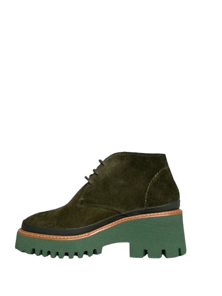 PONS QUINTANA | ANKLE BOOTS | WOMEN'S | RAQUEL VELOUR FOREST | GREEN