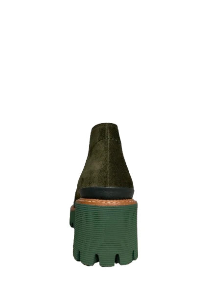 PONS QUINTANA | BOTINES | MUJER | RAQUEL VELOUR MUSGO | VERDE