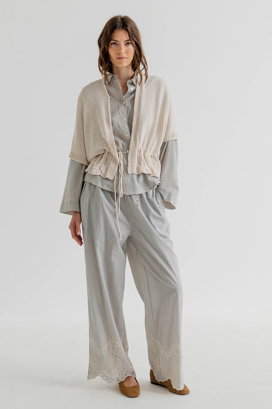 PROJECT AJ117 | PANTALONES | MUJER | CADERA 110 KIT CROP | BEIGE