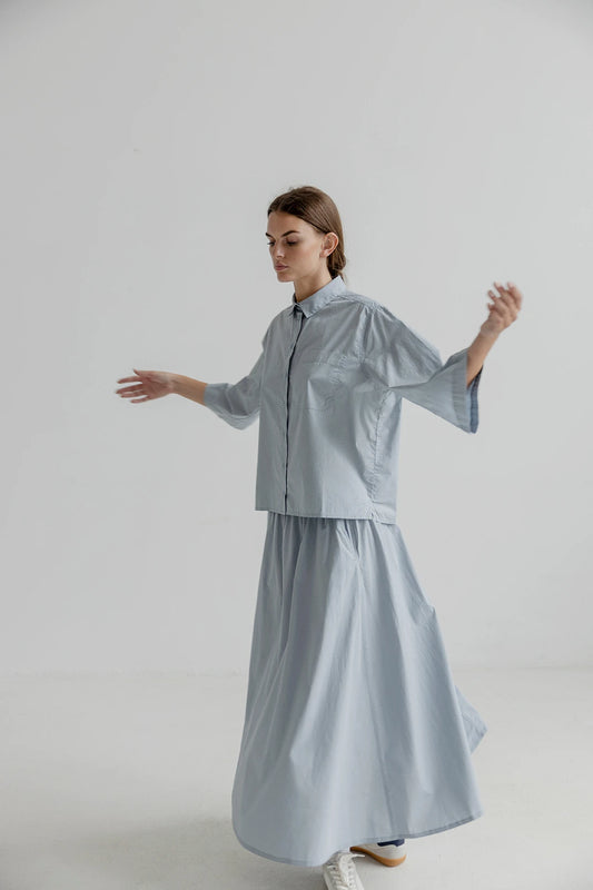 PROJECT AJ117 | FALDA | MUJER | HAILEY 619 PEARL BLUE | AZUL