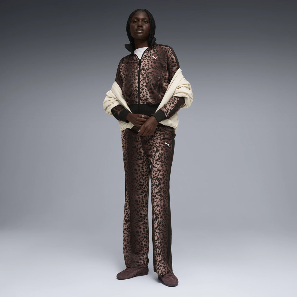 PUMA T7 LEO LUXE Aoptrack Pants OP: animal print spodnie dla kobiet