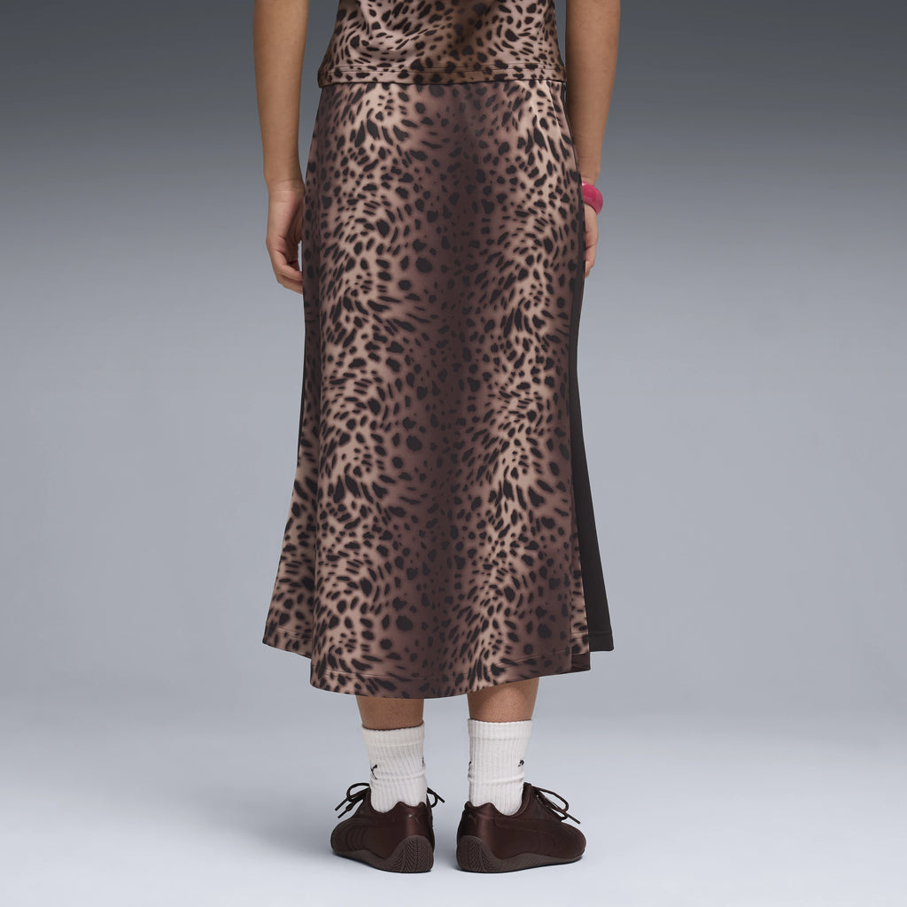 PUMA | FALDA | MUJER | T7 LEO LUXE AOPMIDI SKIRT | ANIMAL PRINT