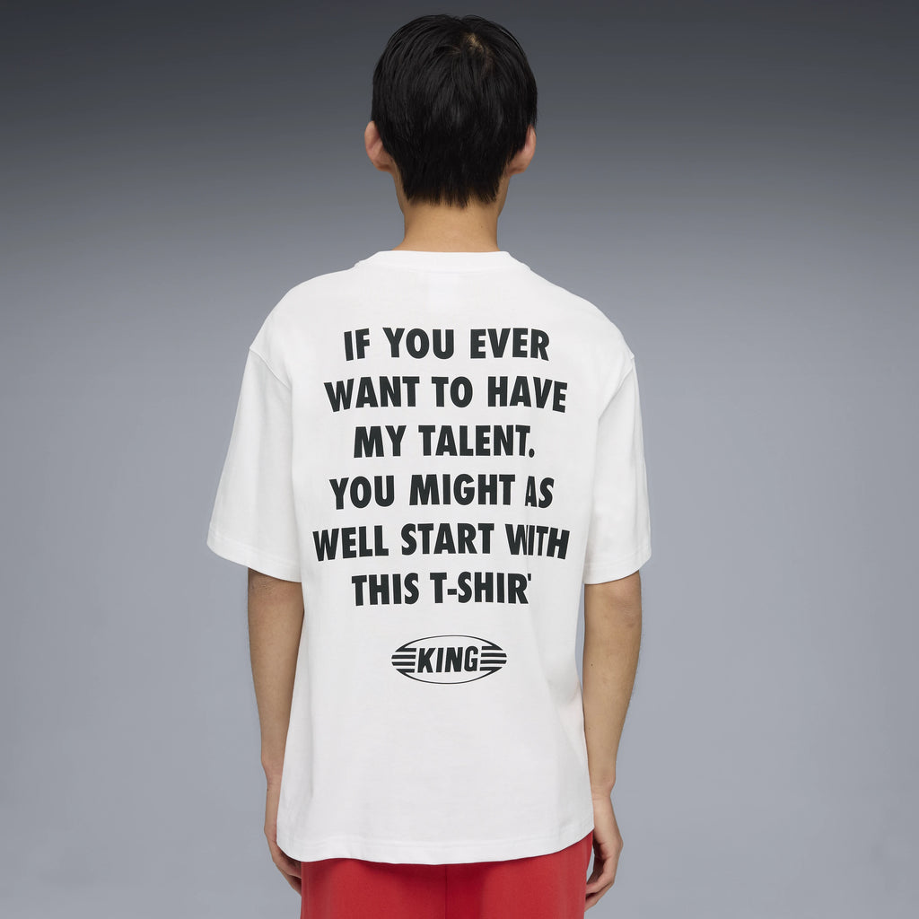 PUMA | T-SHIRT | MEN'S | KING TEE | WHITE