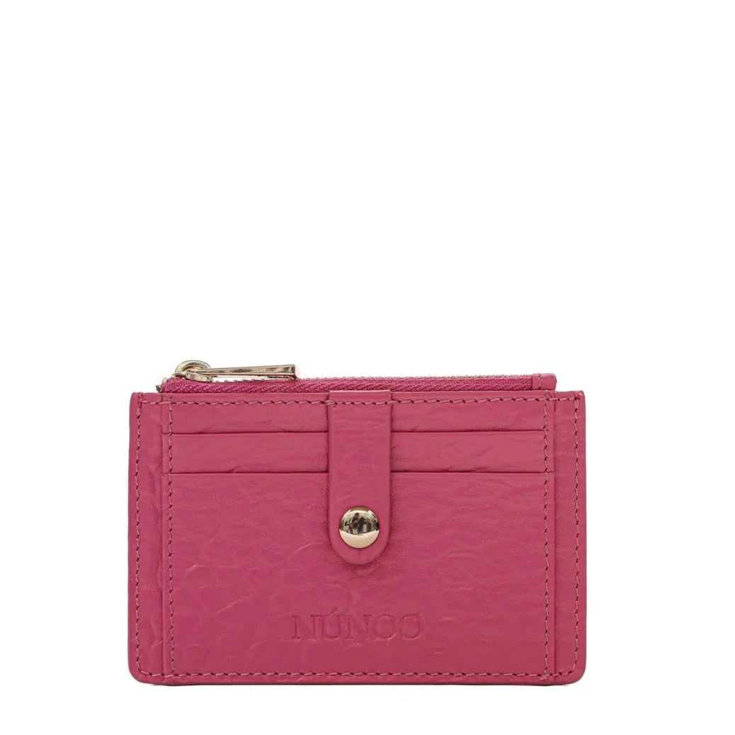 NUNOO | WOMEN'S WALLET | PIXIE BUCKLE NEW ZEALAND PINK W GOLD | PINK