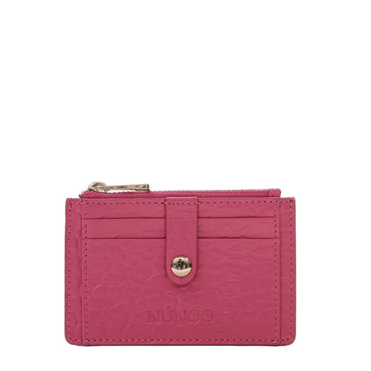 NUNOO | CARTERA DONA | PIXIE BUCKLE NEW ZEALAND PINK W GOLD | ROSA