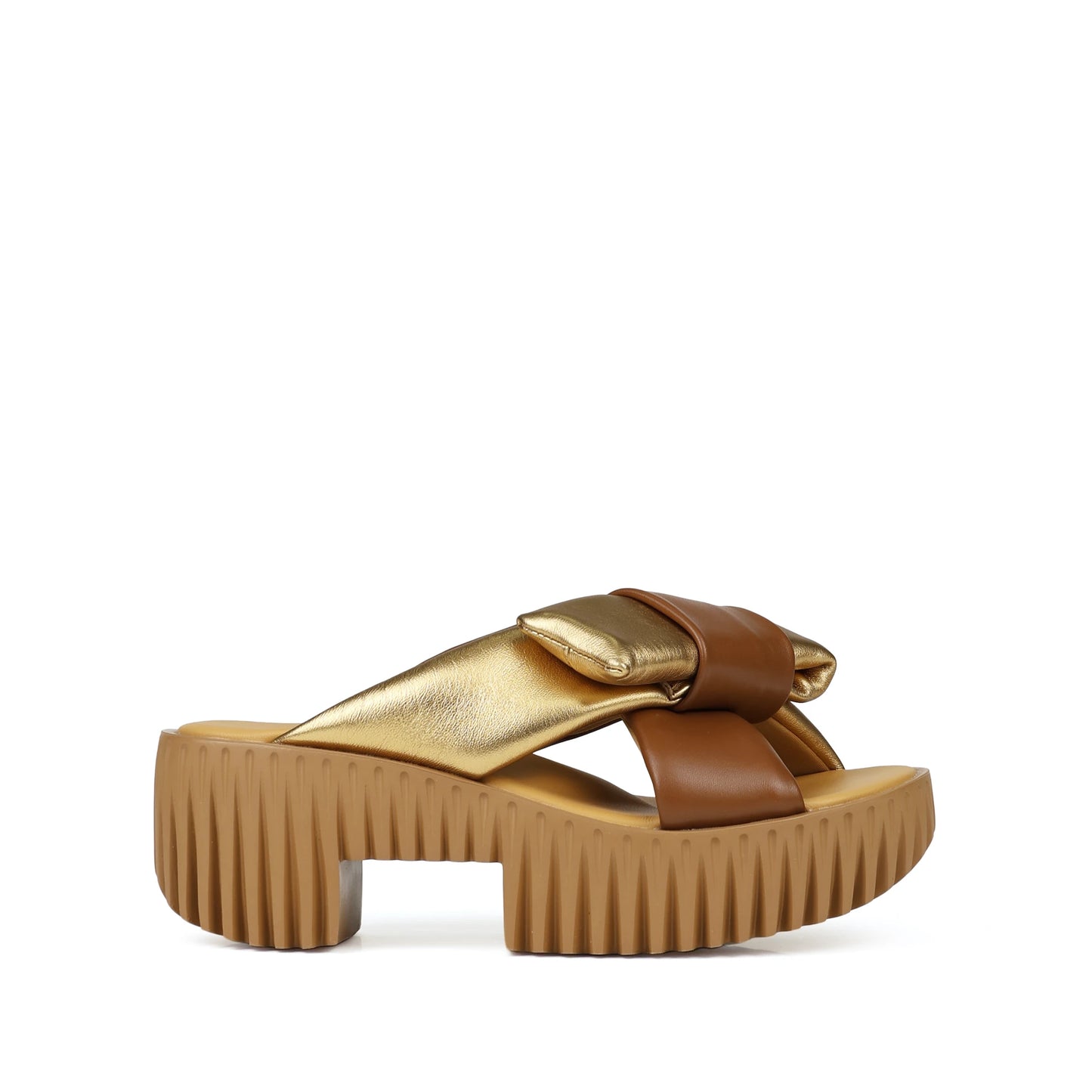 4CCCCEES | サンダル | レディース | プリア ボウ ゴールド | 春夏