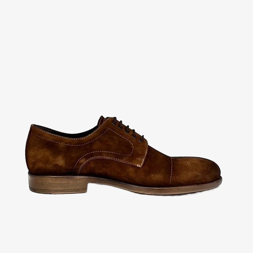 LUIS GONZALO 1966 | पुरुषों के डर्बी जूते | BASKET OLD CUERO | भूरा