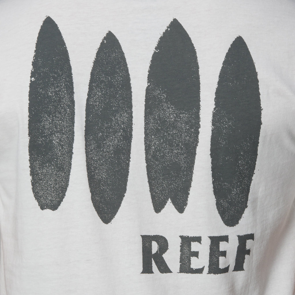 REEF | МУЖСКАЯ ФУТБОЛКА | ФУТБОЛКА PETTIBON SS MARSHMALLOW | БЕЛАЯ
