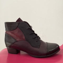 REGARDE LE CIEL | STIVALETTI DA DONNA | STEFANY 123 GLOVE TDM / MUDDY / SANGRIA | ROSSO