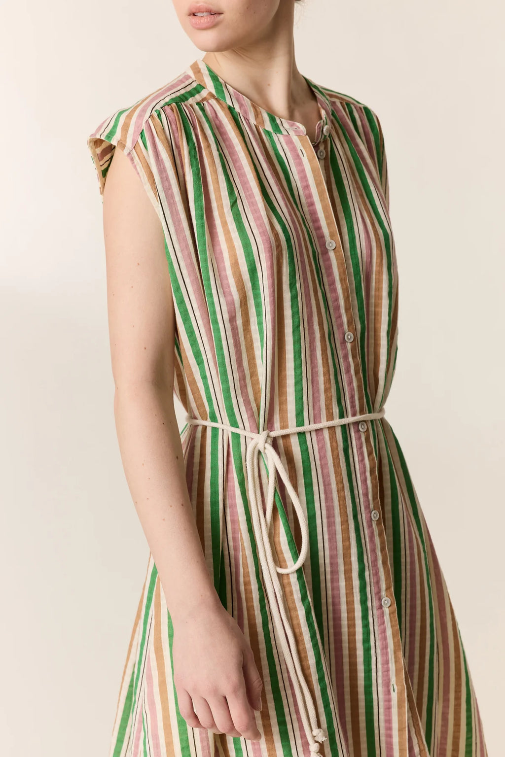 LEON & HARPER | VESTIDOS | MUJER | RICHIE TC209 STRP MULTICO | MULTICOLOR