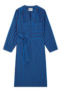 LEON & HARPER | VESTIDOS | MUJER | ROBAN TC129 STRIPE BLUE | AZUL