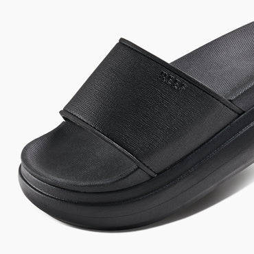 REEF Cushion Bondi BAY Black/black: أسود صنادل للنساء