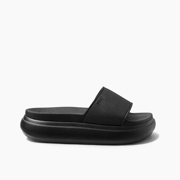 REEF Cushion Bondi BAY Black/black: أسود صنادل للنساء