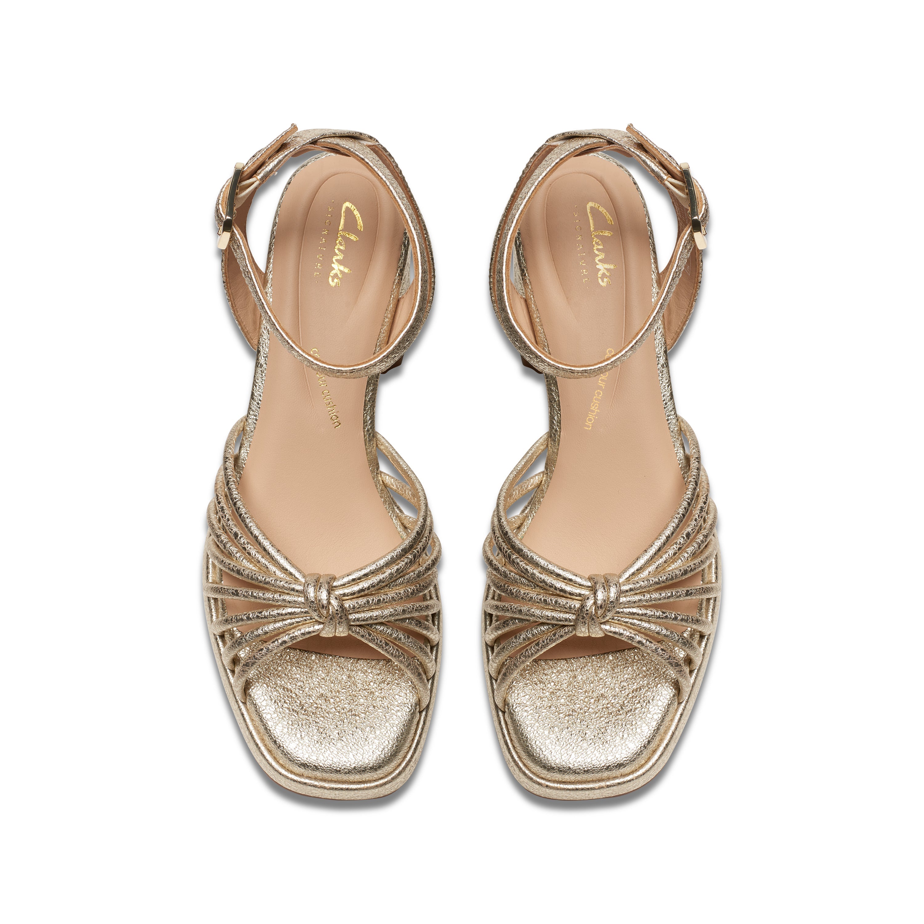 Women Metallic Braided Detail Flat Sandals, Glamorous Gold Ankle Strap  Sandals | SHEIN USA