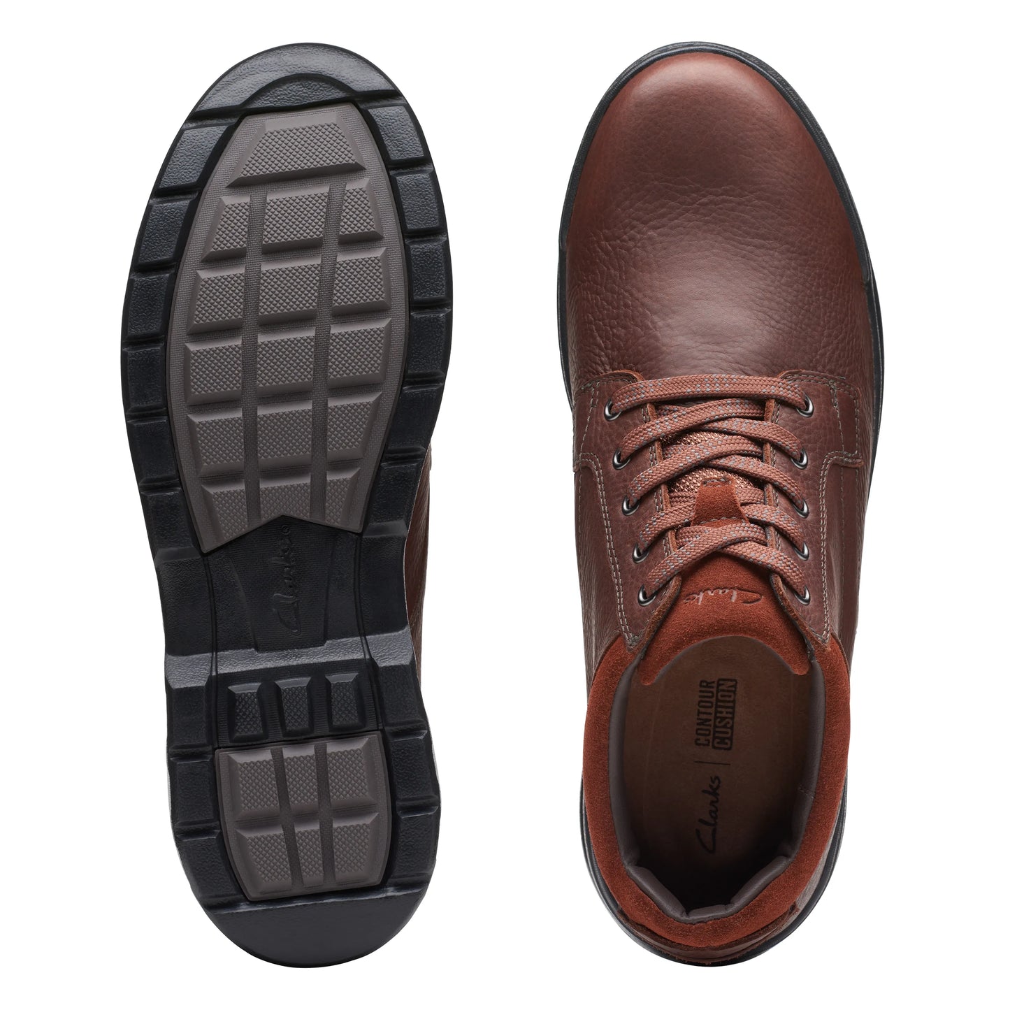 CLARKS | أحذية الكاحل للرجال | ROCKIE MID GTX BRITISH TAN LEATHER | بني