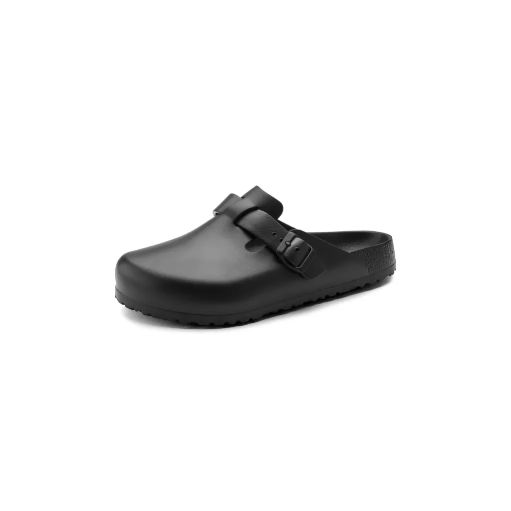 Sandalias para hombre markca Birkenstock modelo BOSTON ESSENTIALS EVA BLACK en color negro