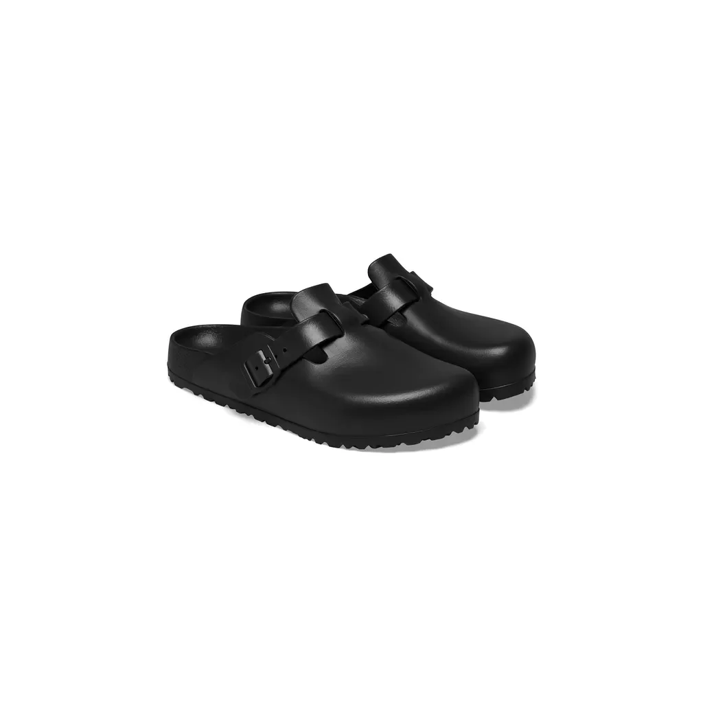 Sandalias para hombre markca Birkenstock modelo BOSTON ESSENTIALS EVA BLACK en color negro