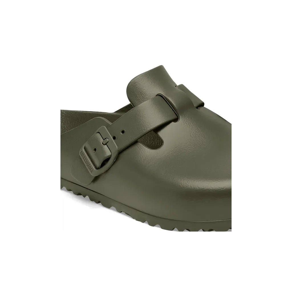 Sandalias para hombre markca Birkenstock modelo BOSTON ESSENTIALS EVA KHAKI en color caqui